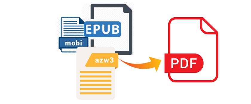 convert ebooks into pdf