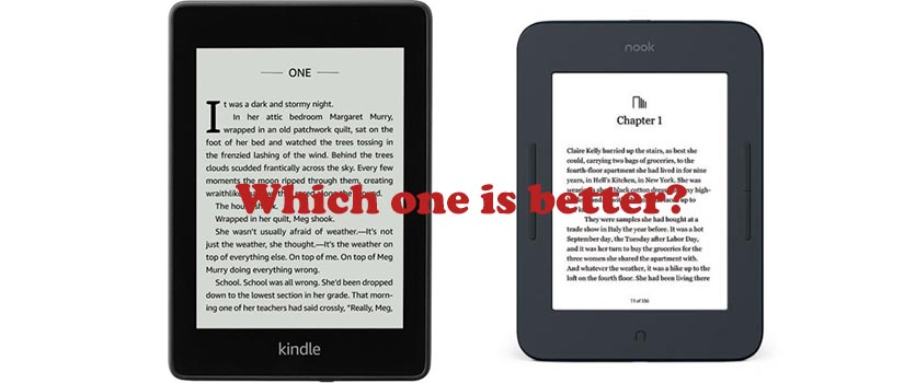 Kindle vs. Nook