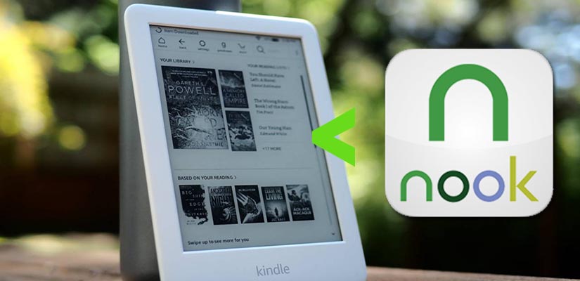 nook kindle transfer books