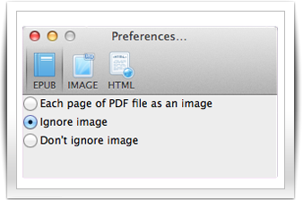 Customize PDF Conversion
