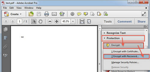 how to encrypt multiple pdf files