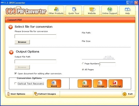 PDF to EXCEL Converter