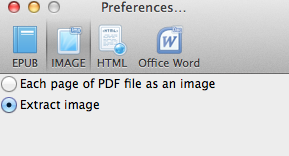 PDF to IMAGE Setting