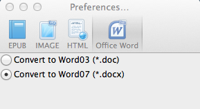 how to make pdf word doc on mac