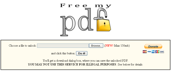 Online PDF Password Remover