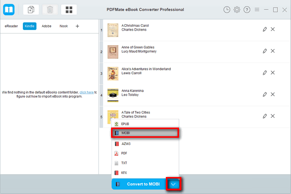 Choose Output Format